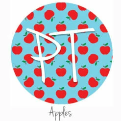 12"x12" Patterned Heat Transfer Vinyl - Apples