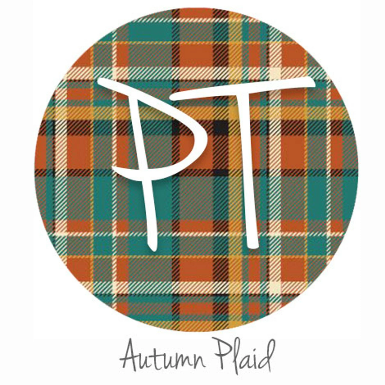 12"x12" Patterned Heat Transfer Vinyl - Autumn Plaid 3 12"x12" Patterned Heat Transfer Vinyl - Autumn Plaid