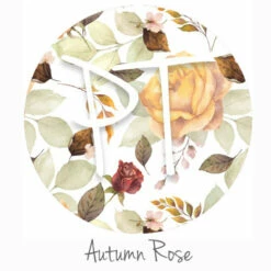 12"x12" Patterned Heat Transfer Vinyl - Autumn Rose