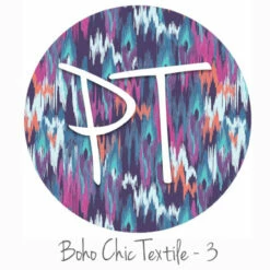 12"x12" Patterned Heat Transfer Vinyl - Boho Chic Textile - 3