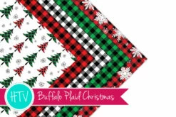 Buffalo Plaid Christmas - Patterned HTV Collection