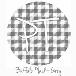 Gazebo Parts Direct Sales Store 31 12"x12" Patterned Heat Transfer Vinyl - Buffalo Plaid - Grey