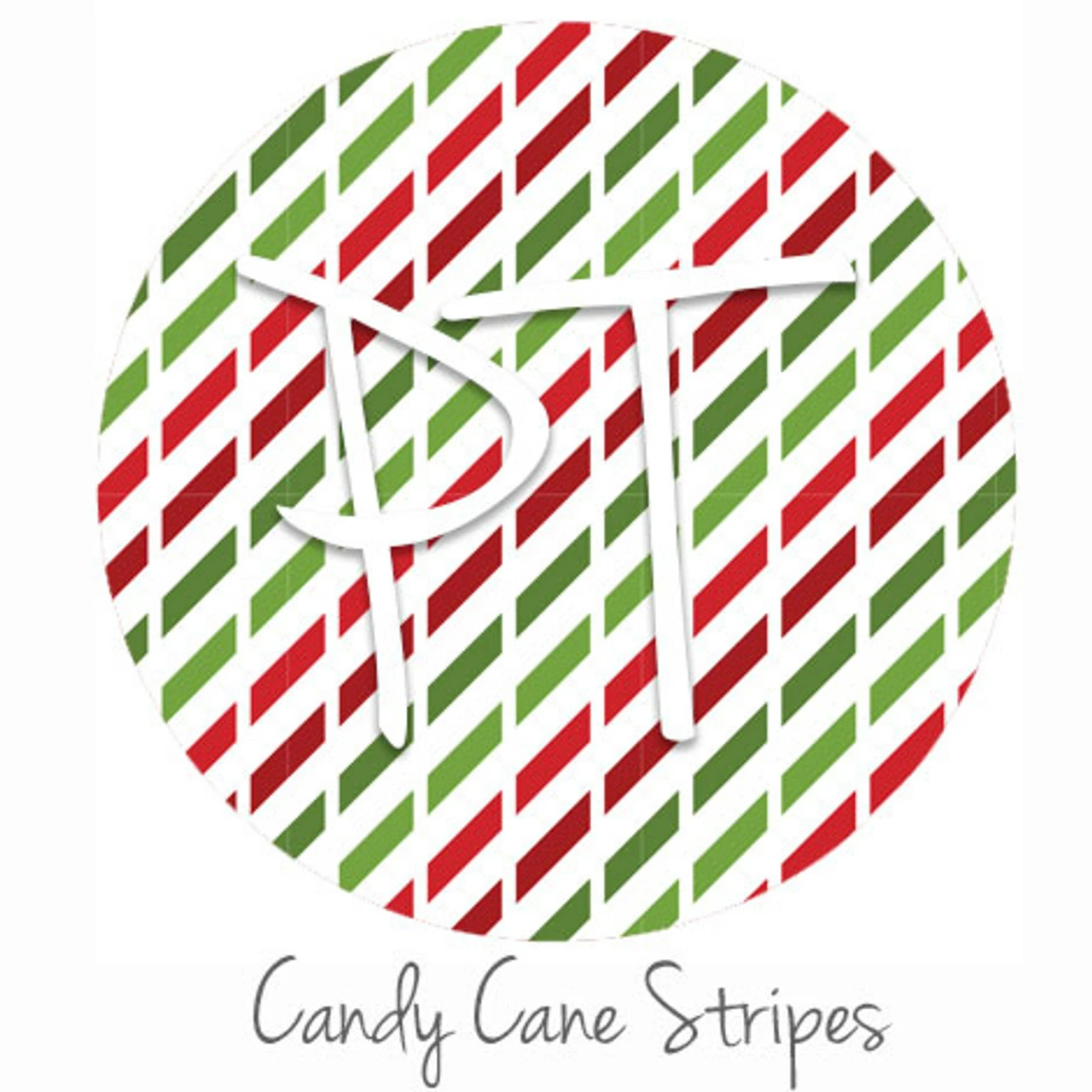 Candy Cane Christmas - Patterned HTV Collection 5 Candy Cane Christmas - Patterned HTV Collection - Image 3