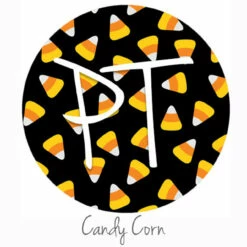 12"x12" Patterned Heat Transfer Vinyl - Candy Corns