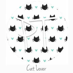 12"x12" Patterned Heat Transfer Vinyl - Cat Lover