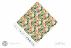12"x12" Patterned Heat Transfer Vinyl - Coral Floral 5 12"x12" Patterned Heat Transfer Vinyl - Coral Floral -Sewing Supplies Sales 2024 Coral Floral Product Image 20214.1617050068