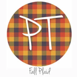 Gazebo Parts Direct Sales Store 27 12"x12" Patterned Heat Transfer Vinyl - Fall Plaid