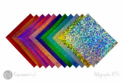 Holographic Heat Transfer Vinyl Collection 9"x12"