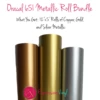 Oracal 651 Metallic 5ft. Roll Bundle -Sewing Supplies Sales 2024 Metallic Text 83453.1680800615