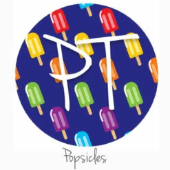 12"x12" Patterned Heat Transfer Vinyl - Popsicles