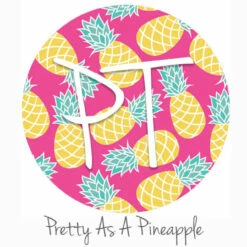 12"x12" Patterned Heat Transfer Vinyl - Pretty As A Pineapple