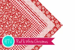 Red And White Holidays - Patterned HTV Collection