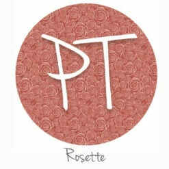 12" X 12" Patterned Heat Transfer - Rosette