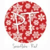 12"x12" Patterned Heat Transfer Vinyl - Snowflakes - Red -Sewing Supplies Sales 2024 Snowflake Red 58556.1539622571
