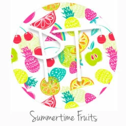 12"x12" Patterned Heat Transfer Vinyl - Summertime Fruits