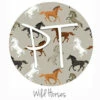 12"x12" Patterned Heat Transfer Vinyl - Wild Horses -Sewing Supplies Sales 2024 WildHorses 77805.1562013690