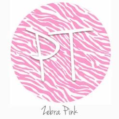 12"x12" Patterned Heat Transfer Vinyl - Zebra - Pink