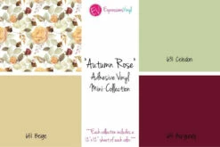 Autumn Rose - Adhesive Vinyl Mini-Collection