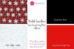 Buffalo Snowflakes - Heat Transfer Mini-Collection