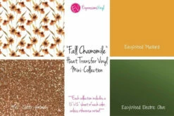 Fall Chamomile - Heat Transfer Mini-Collection