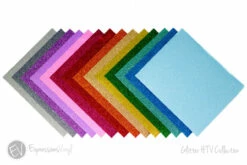 Glitter 9" X 12" Heat Transfer Collection