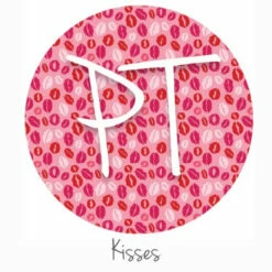 12" X 12" Patterned Heat Transfer - Kisses
